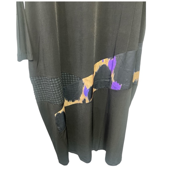 Alembika Amethyst Black Mixed Print Cocoon Midi Dress Size 0 | US Size 4-6 NWT - Picture 6 of 13